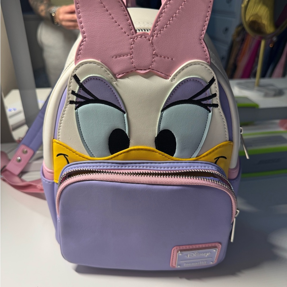 RARE - Loungefly Daisy Duck Mini Backpack - Pink and Purple